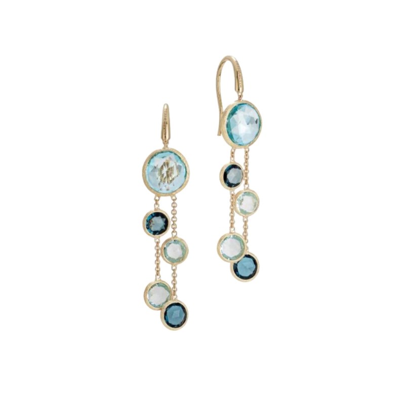 MARCO BICEGO Jaipur Color 2-Strand Topaz Earrings