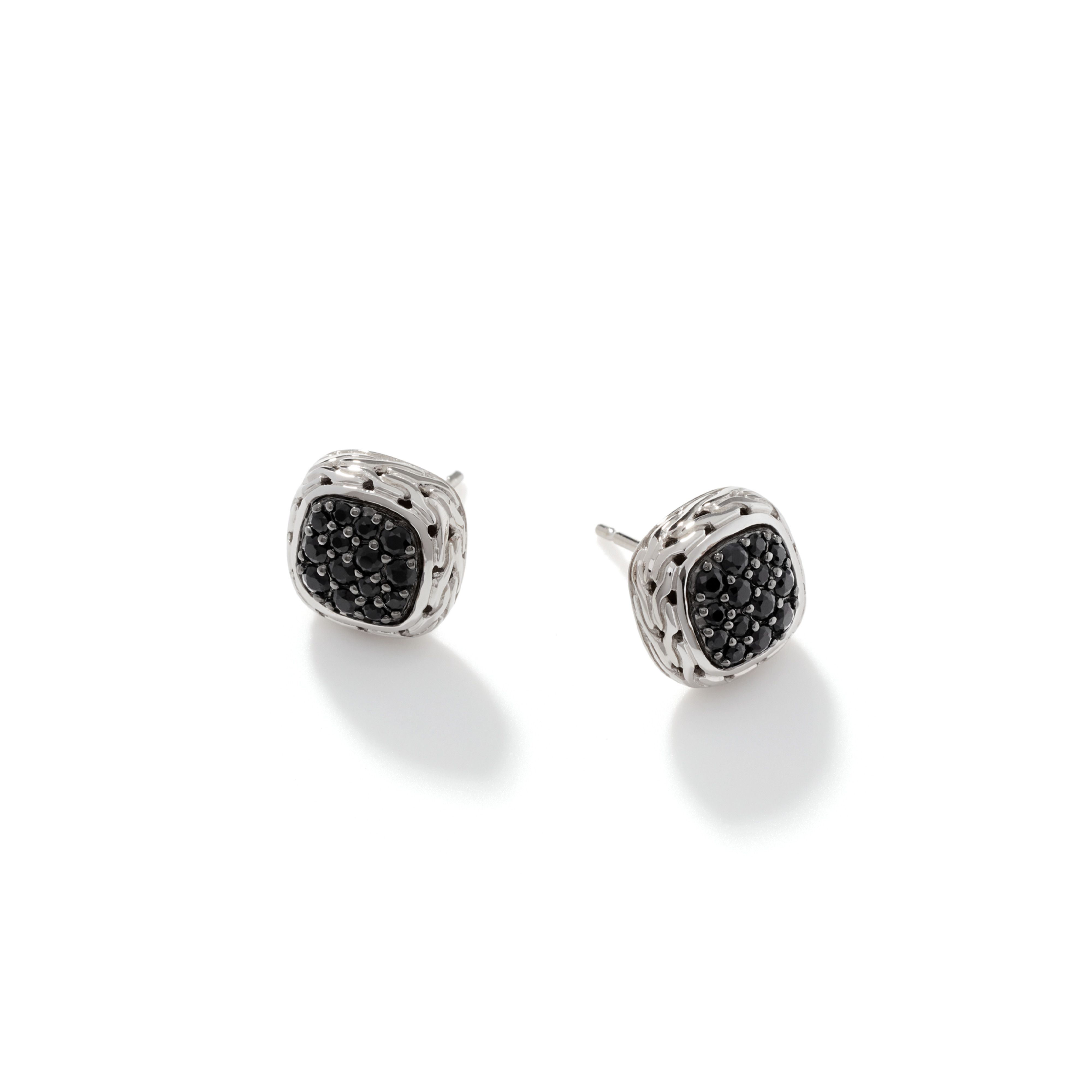 JOHN HARDY Chain Black Sapphire Studs