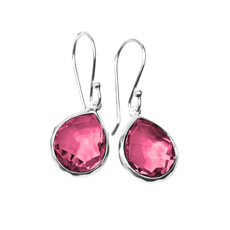Ippolita African Ruby & Rock Crystal Teardrop Earrings