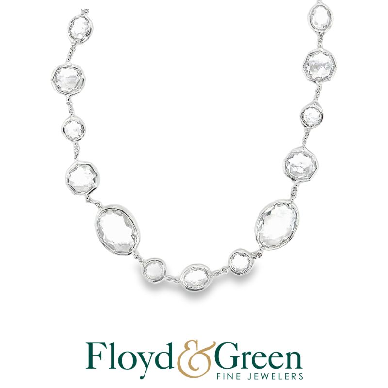 Ippolita Sterling Silver Clear Quartz Rock Candy Short Gelato Necklace, 18 inch