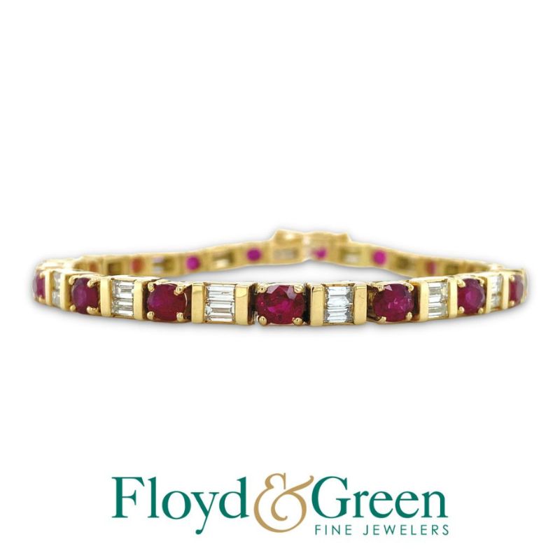 Ruby & Diamond Bracelet