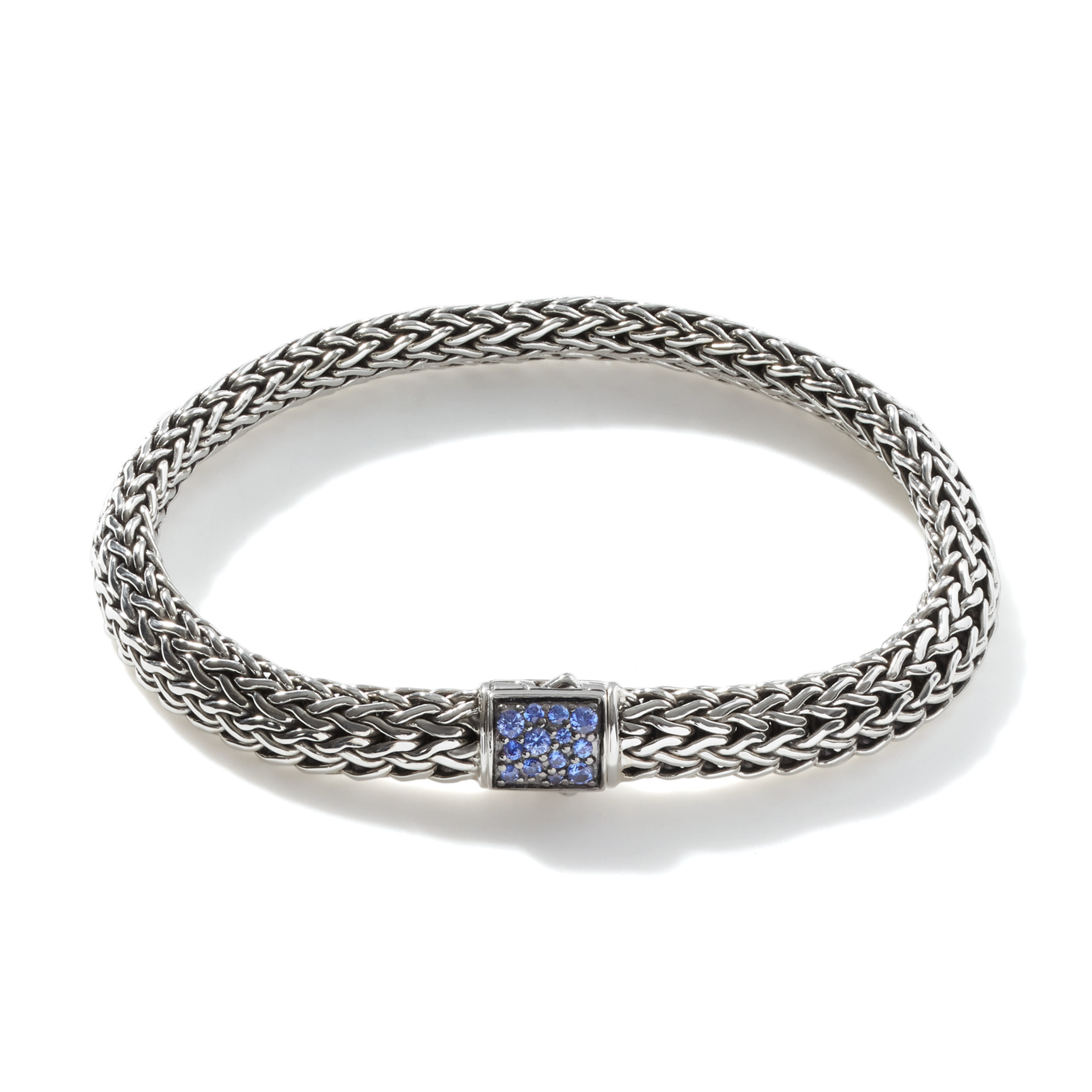 JOHN HARDY Reversible Classic Chain Black Sapphire & Blue Sapphire Bracelet