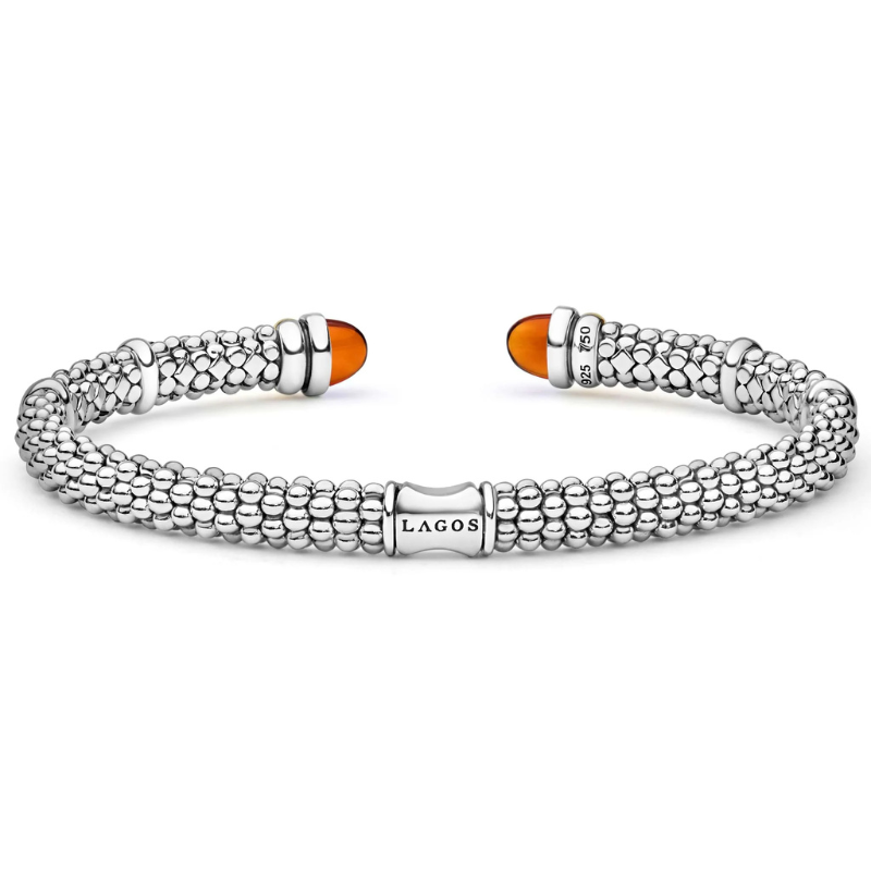Two-Tone Citrine Versa Torque Bracelet