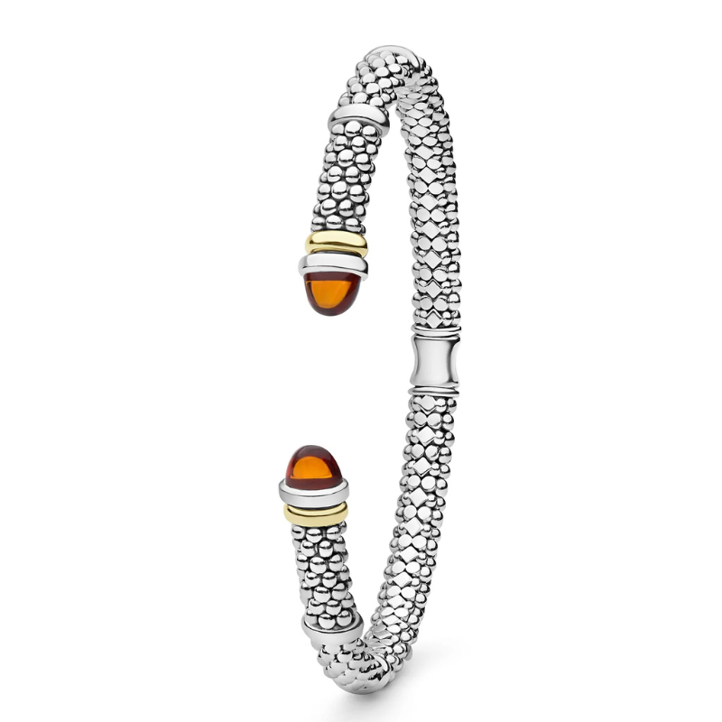 Two-Tone Citrine Versa Torque Bracelet