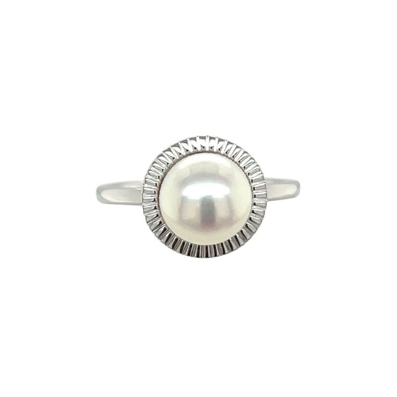 HONORA Button Pearl Ring