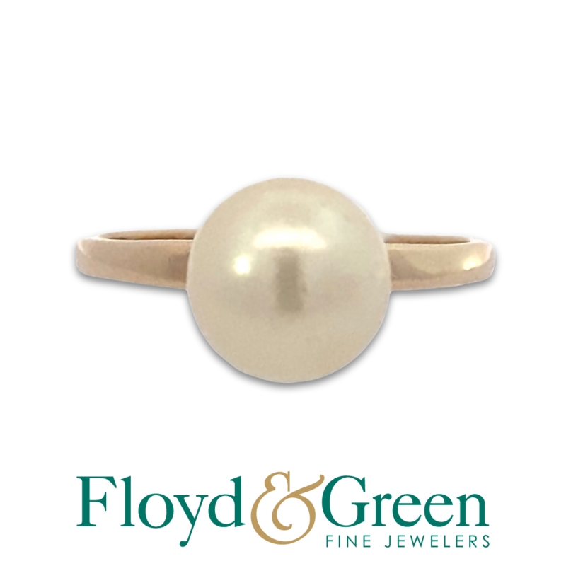 Pearl Solitaire Ring