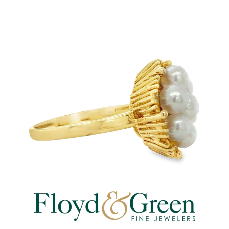 Pearl Cluster Ring