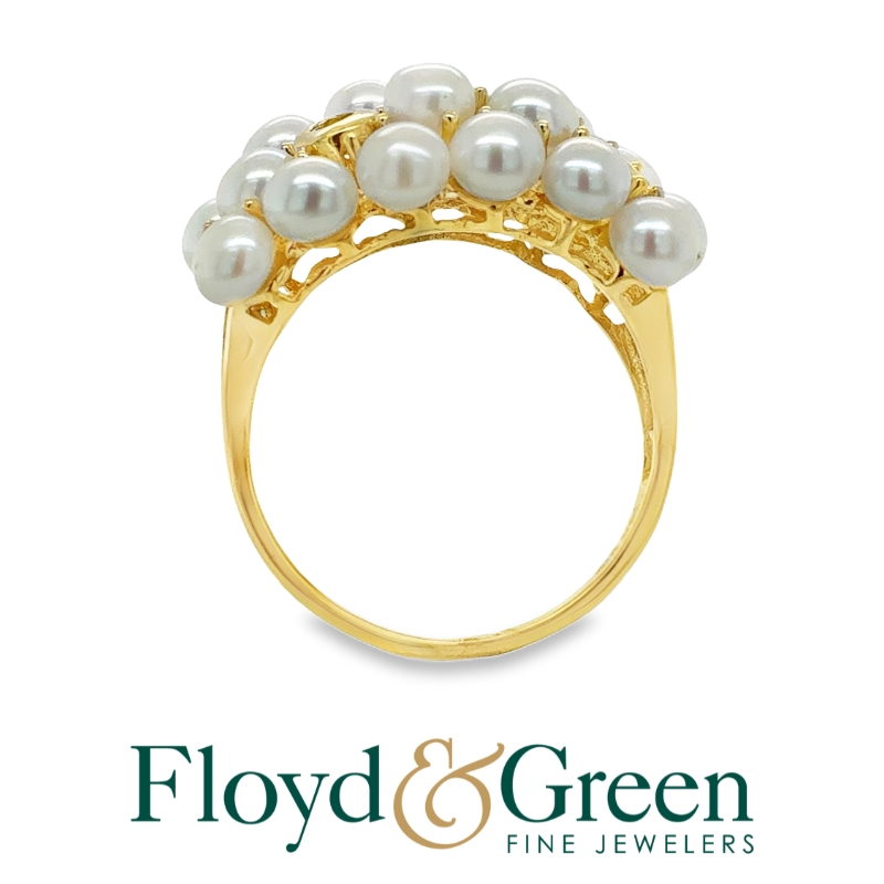 Pearl & Peridot Ring