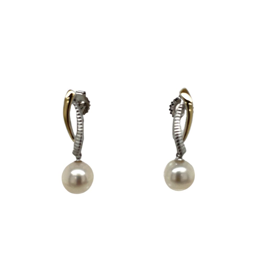 HONORA Pearl Twist Drop Earrings