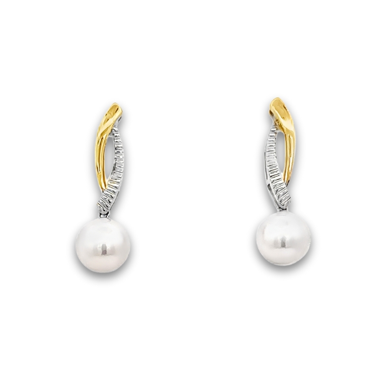 HONORA Pearl Twist Drop Earrings