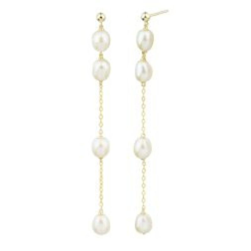 HONORA Rice Pearl Drop Earrings
