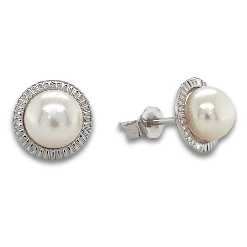 HONORA Pearl Stud Earrings
