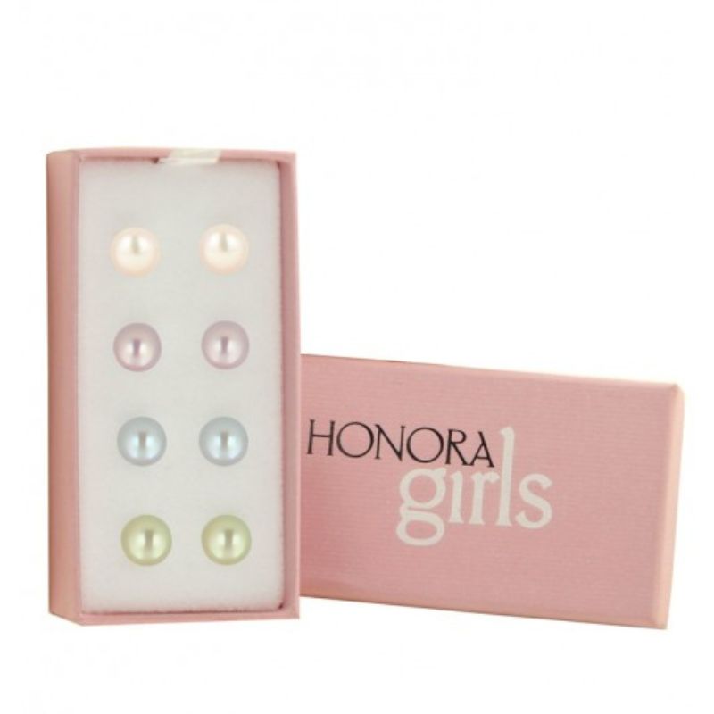HONORA: CANDY COLLECTION PEARL STUDS