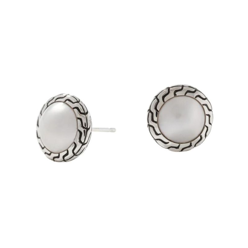 JOHN HARDY Pearl Stud Earrings
