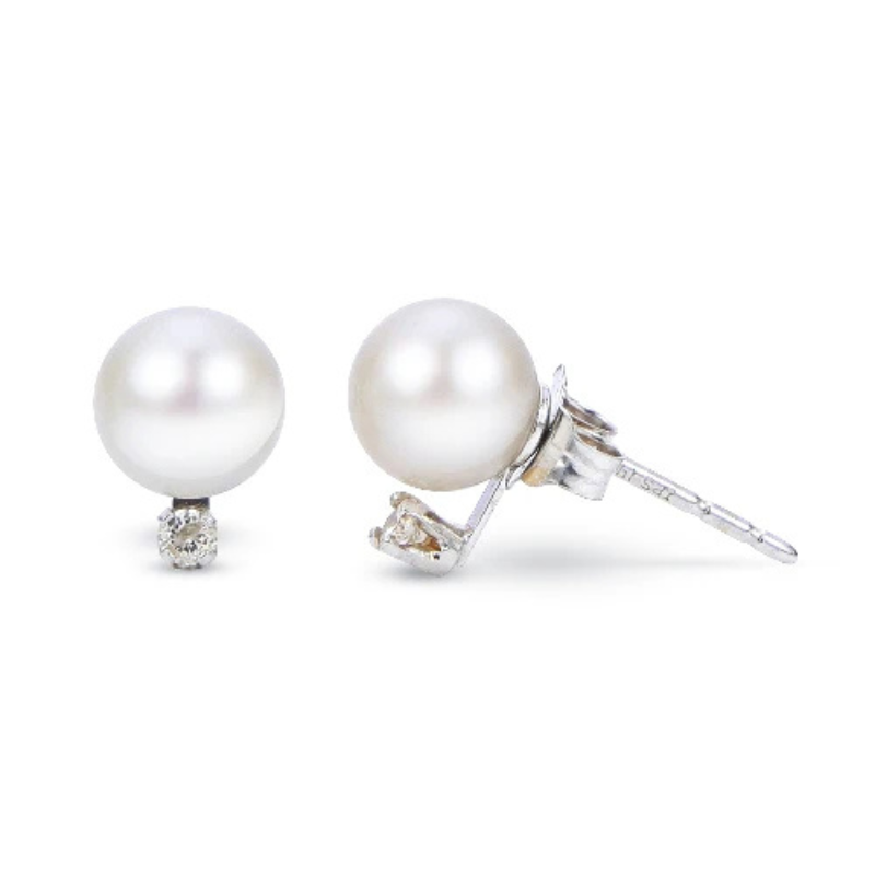 IMPERIAL PEARL Diamond & Pearl Studs