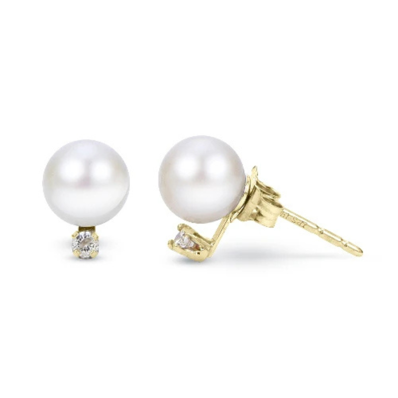 IMPERIAL PEARL Diamond & Pearl Studs