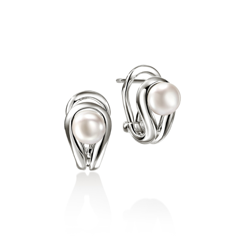 John Hardy Pearl Surf Earrings