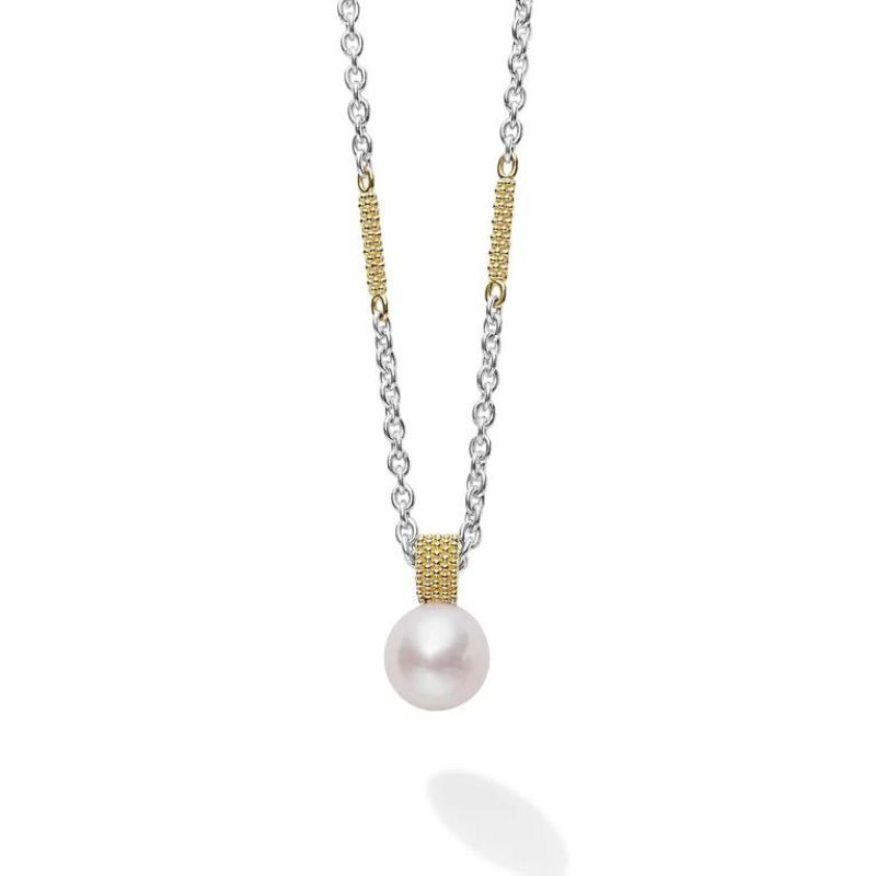 LAGOS Luna Pearl Pendant Necklace