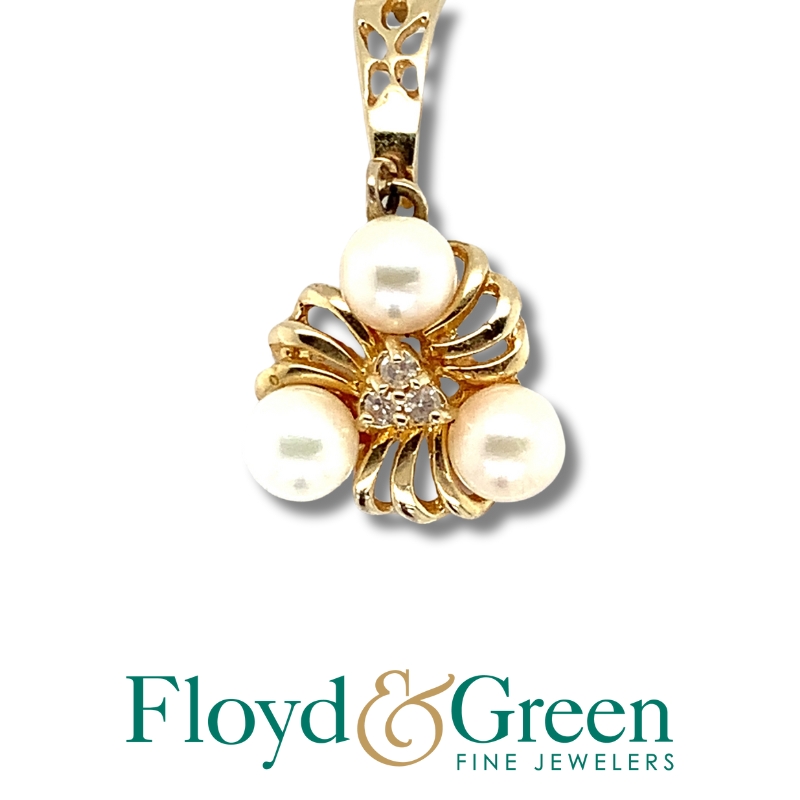 Pearl & Diamond Pendant