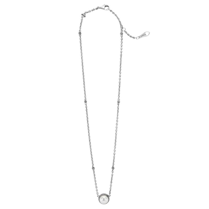 LAGOS Luna Pearl Pendant Necklace