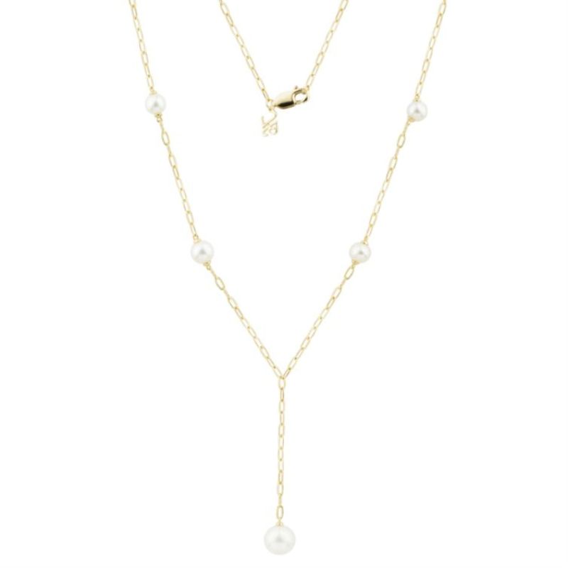 HONORA Y Pearl Station Necklace