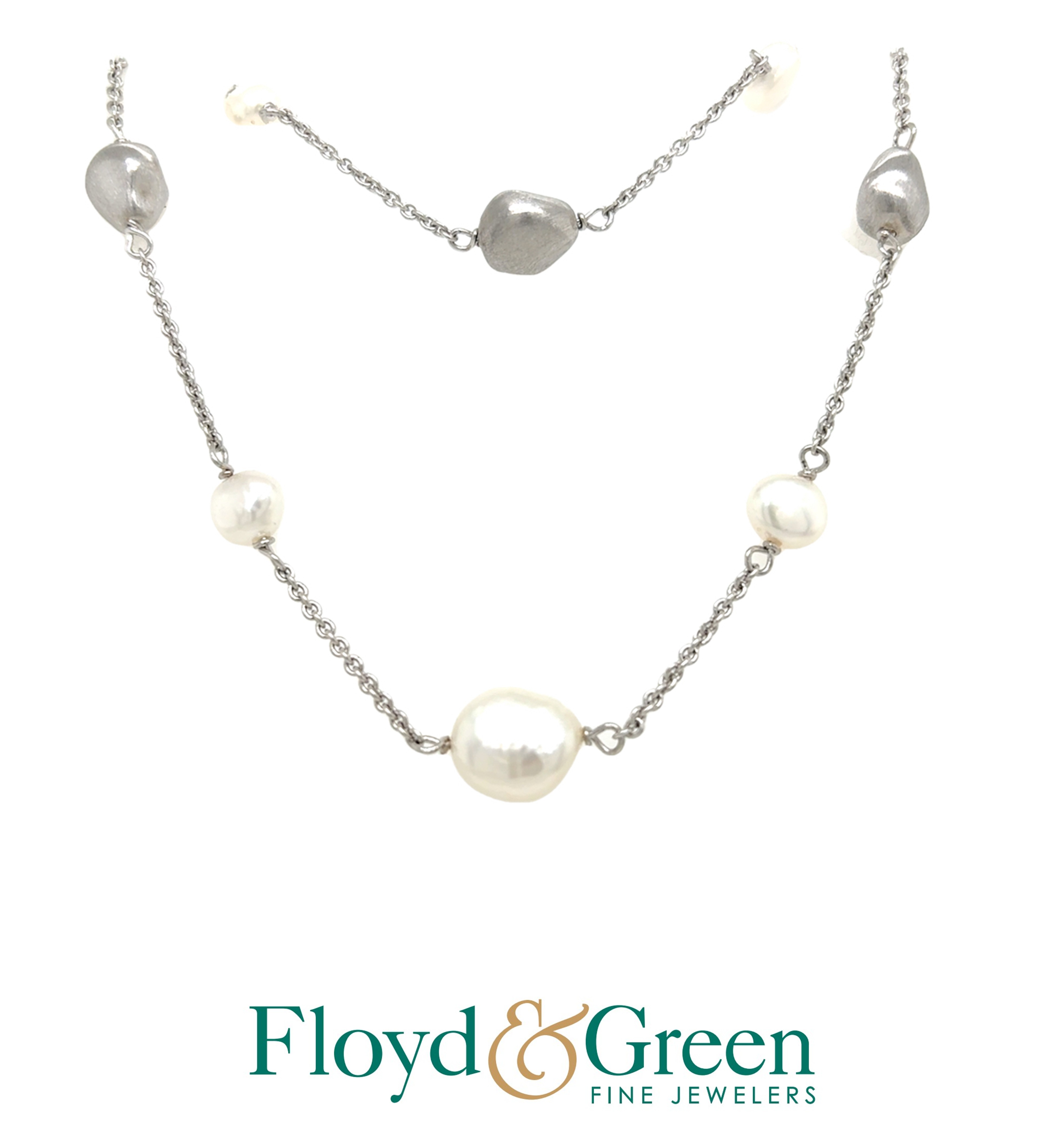 HONORA Pearl Station Necklace