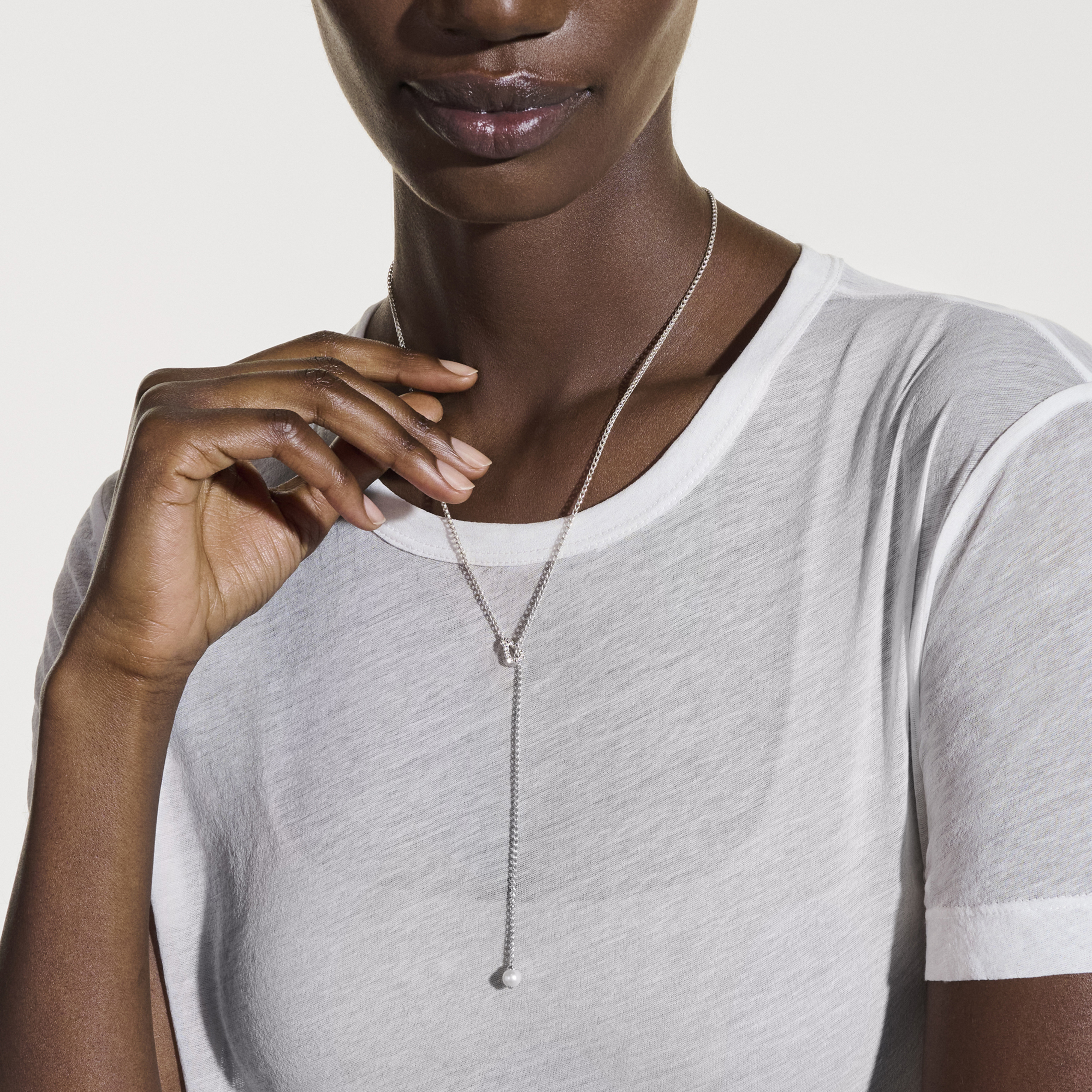 JOHN HARDY Surf Pearl & Diamond Necklace