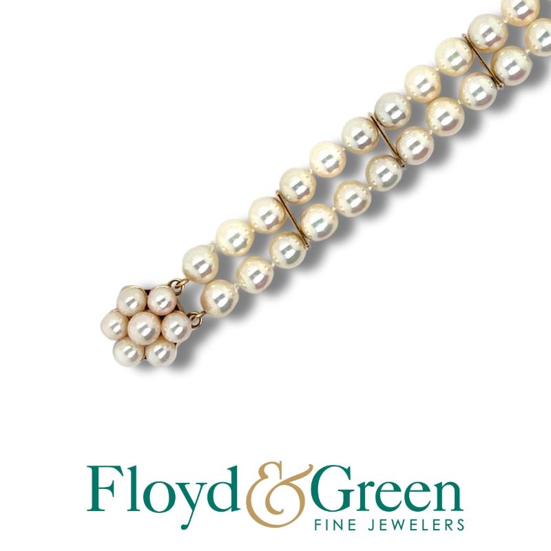 Double Strand Pearl Bracelet