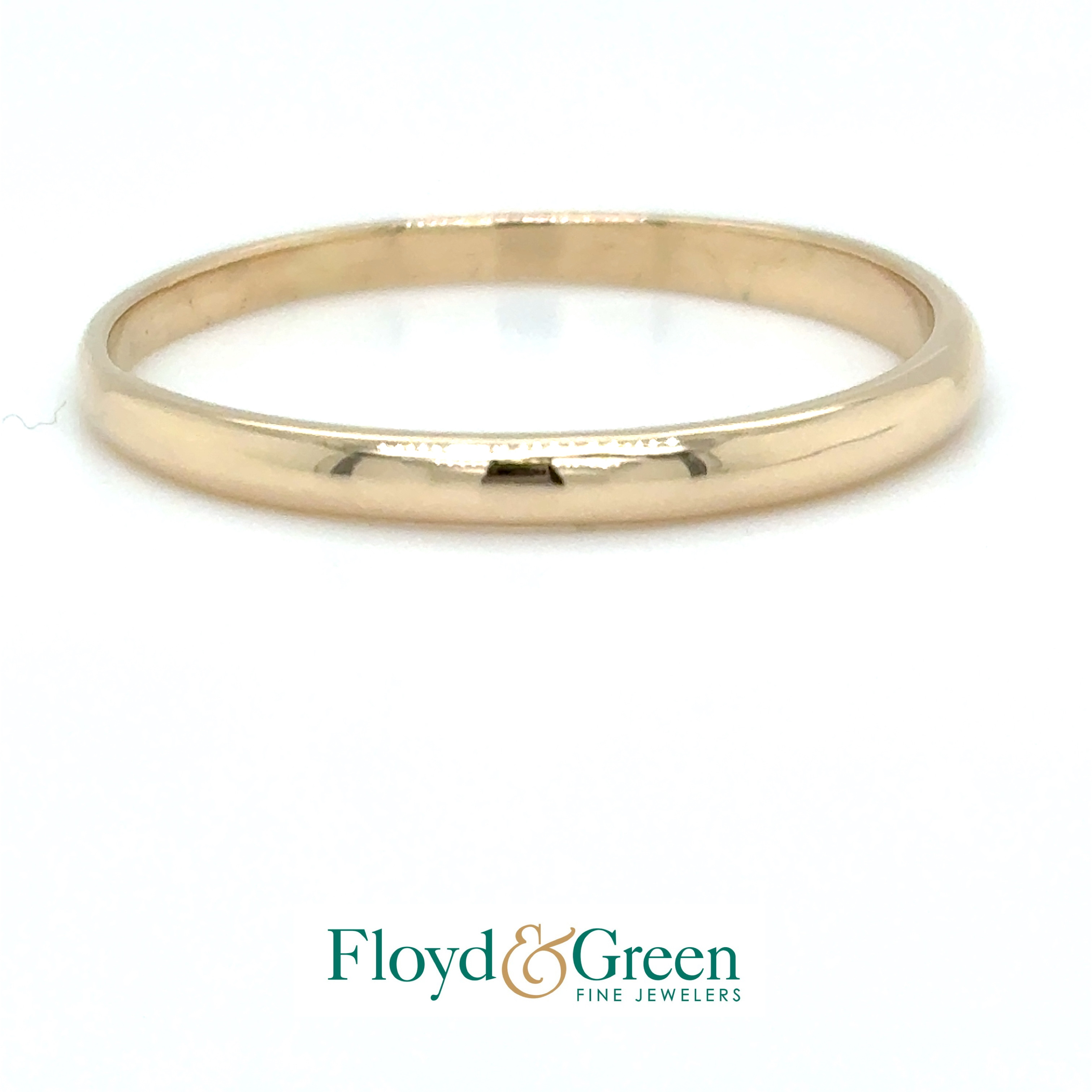 14KY Wedding Band, Size 7.5, 1.3g