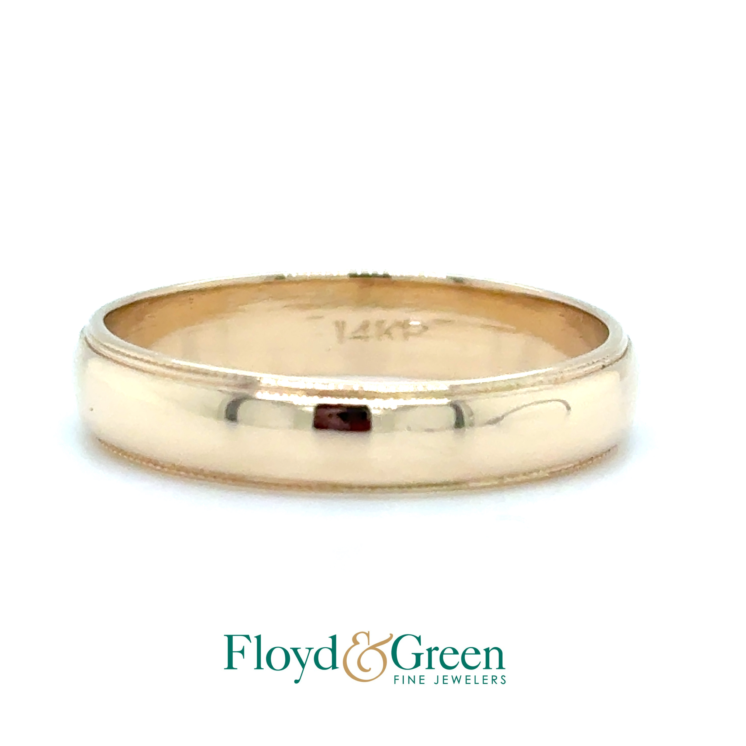 14KY Wedding Band, Size 5.5, 2.7g