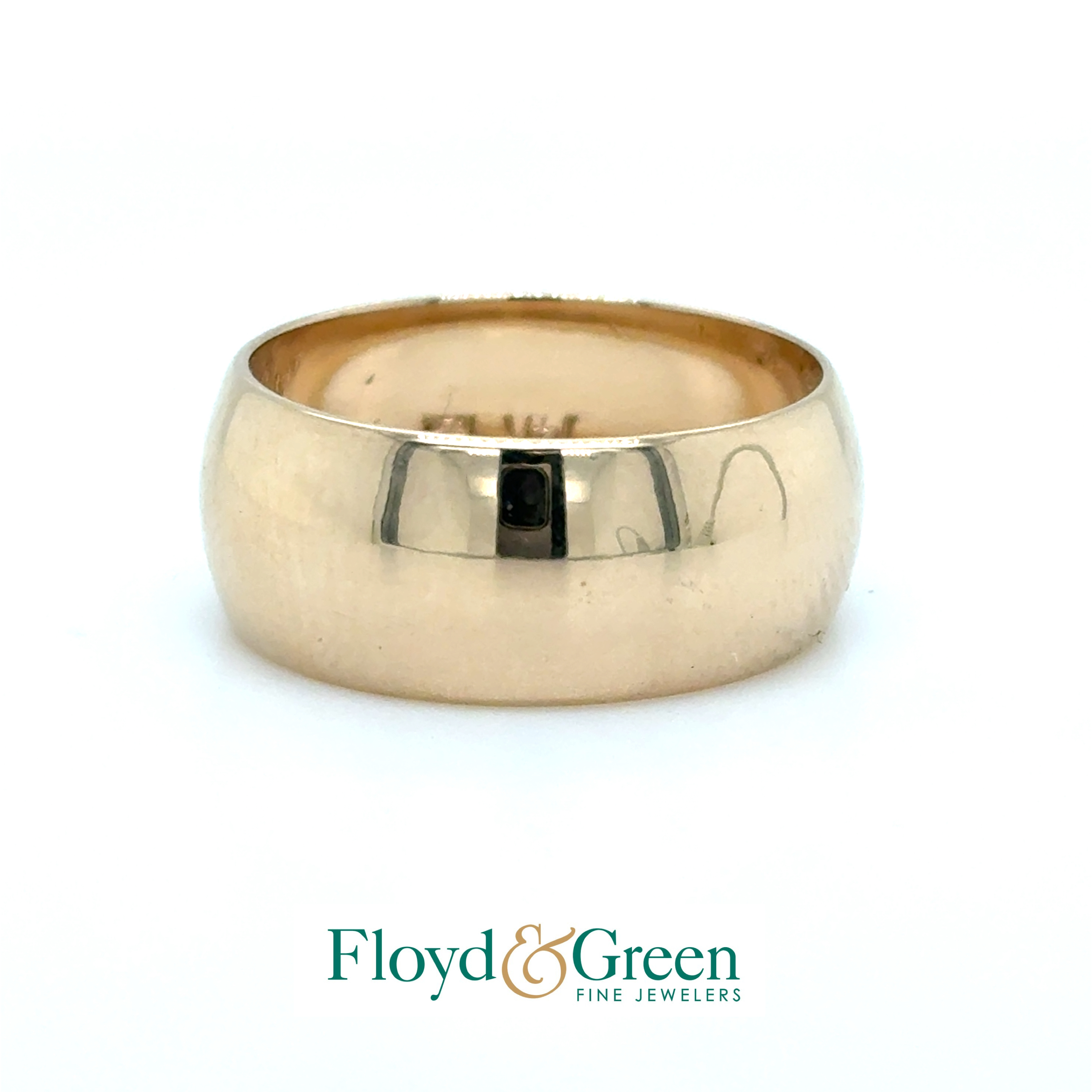 14KY Wedding Band, Size 6, 5.41g