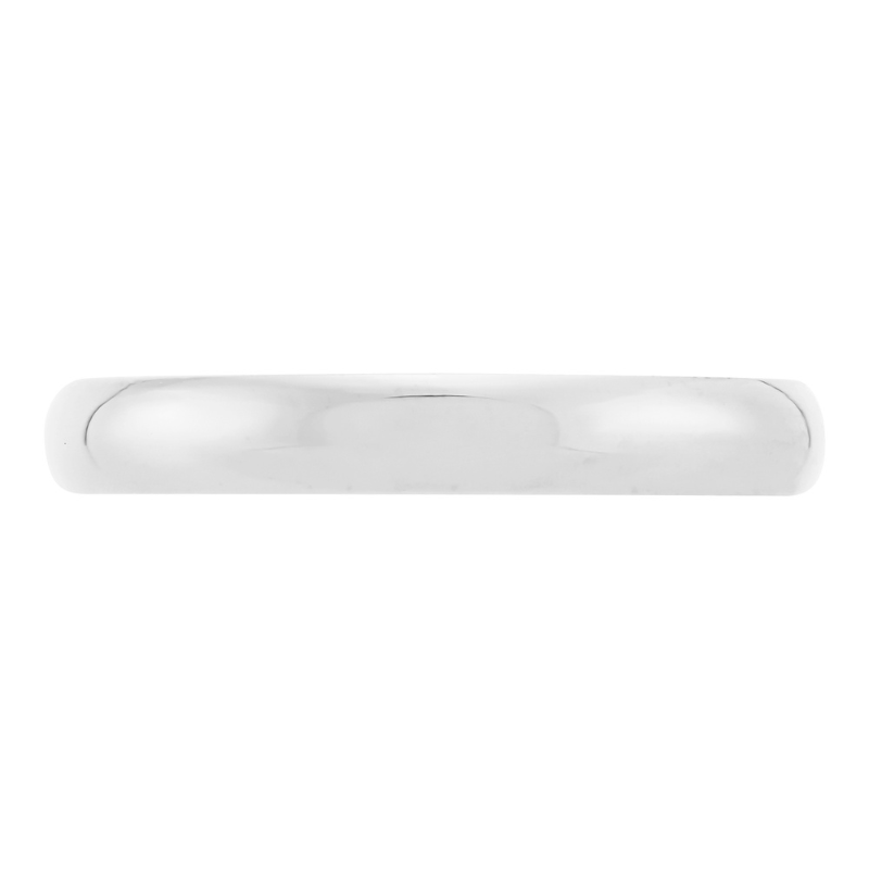 14KW 3MM Half Round Wedding Band Size 5