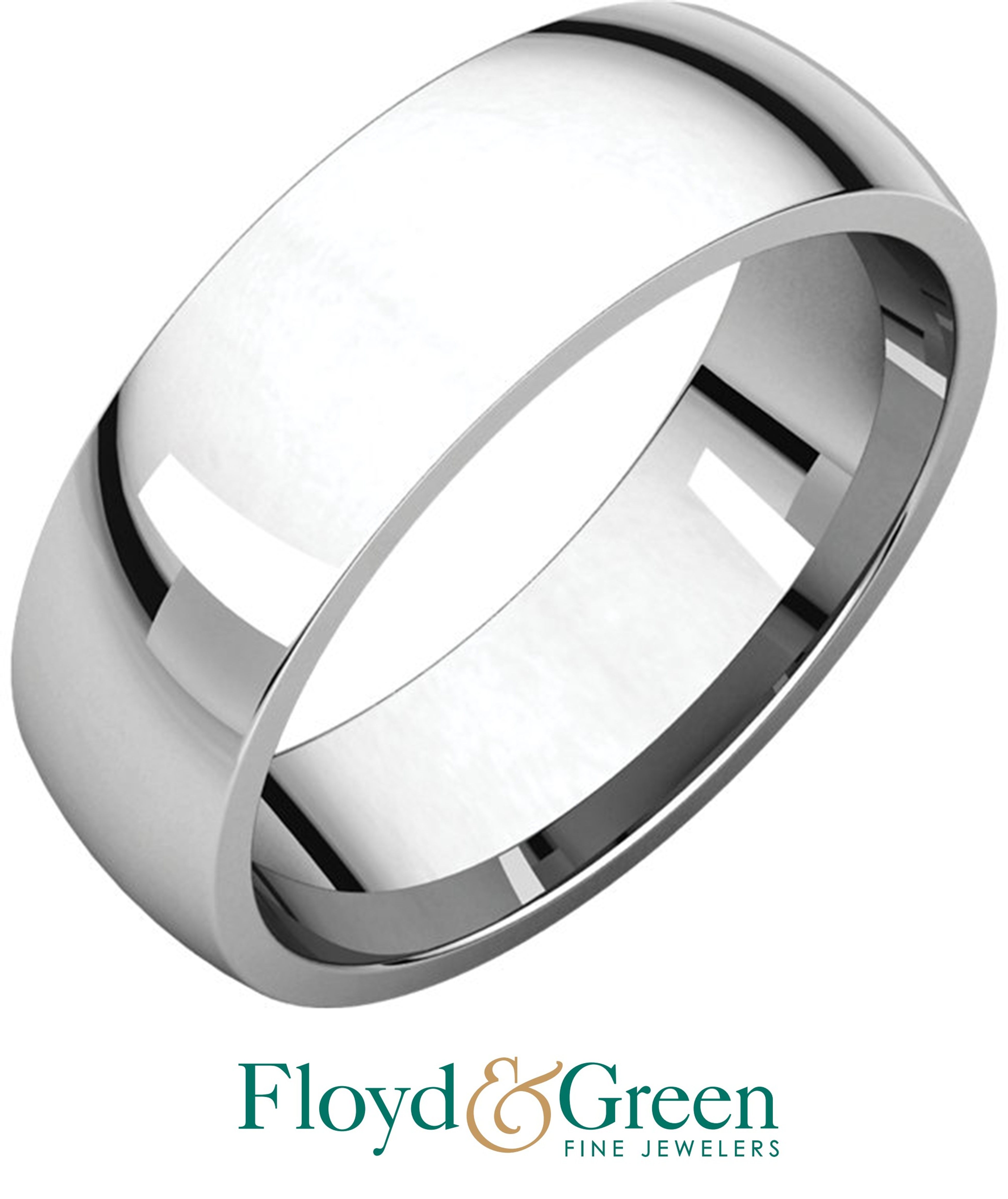 10KW Band, Size 8, Satin 6.0MM, 5.4g