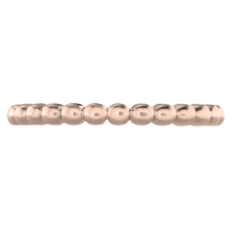 Hearts On Fire Signature Beaded Metal Wedding Band