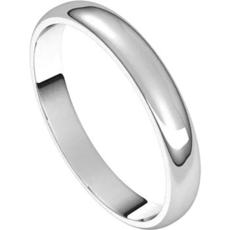 White Gold Wedding Band