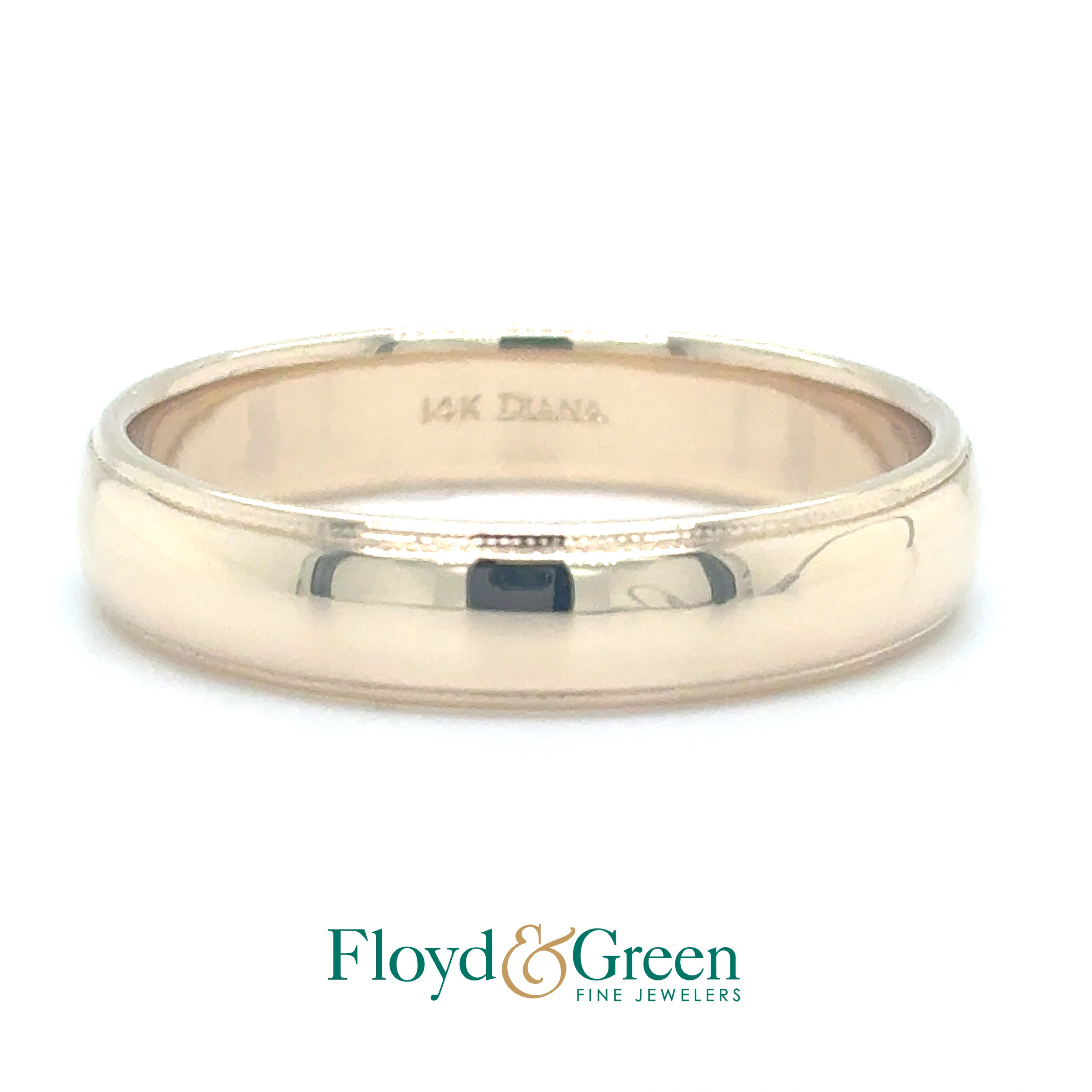 14KY Wedding Band, Size 12, 6.6g