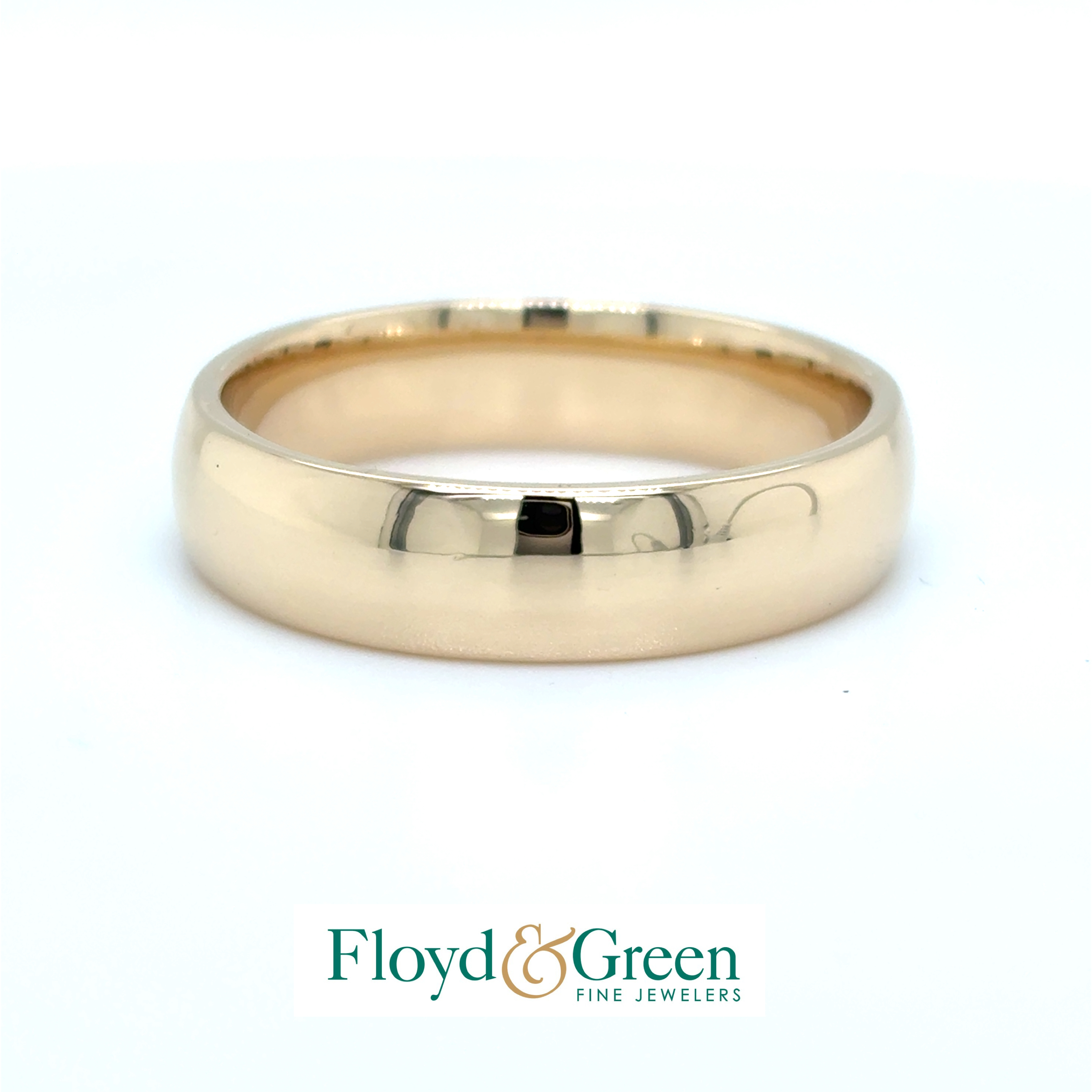 14KY Wedding Band, Size 12.5, 9.7g
