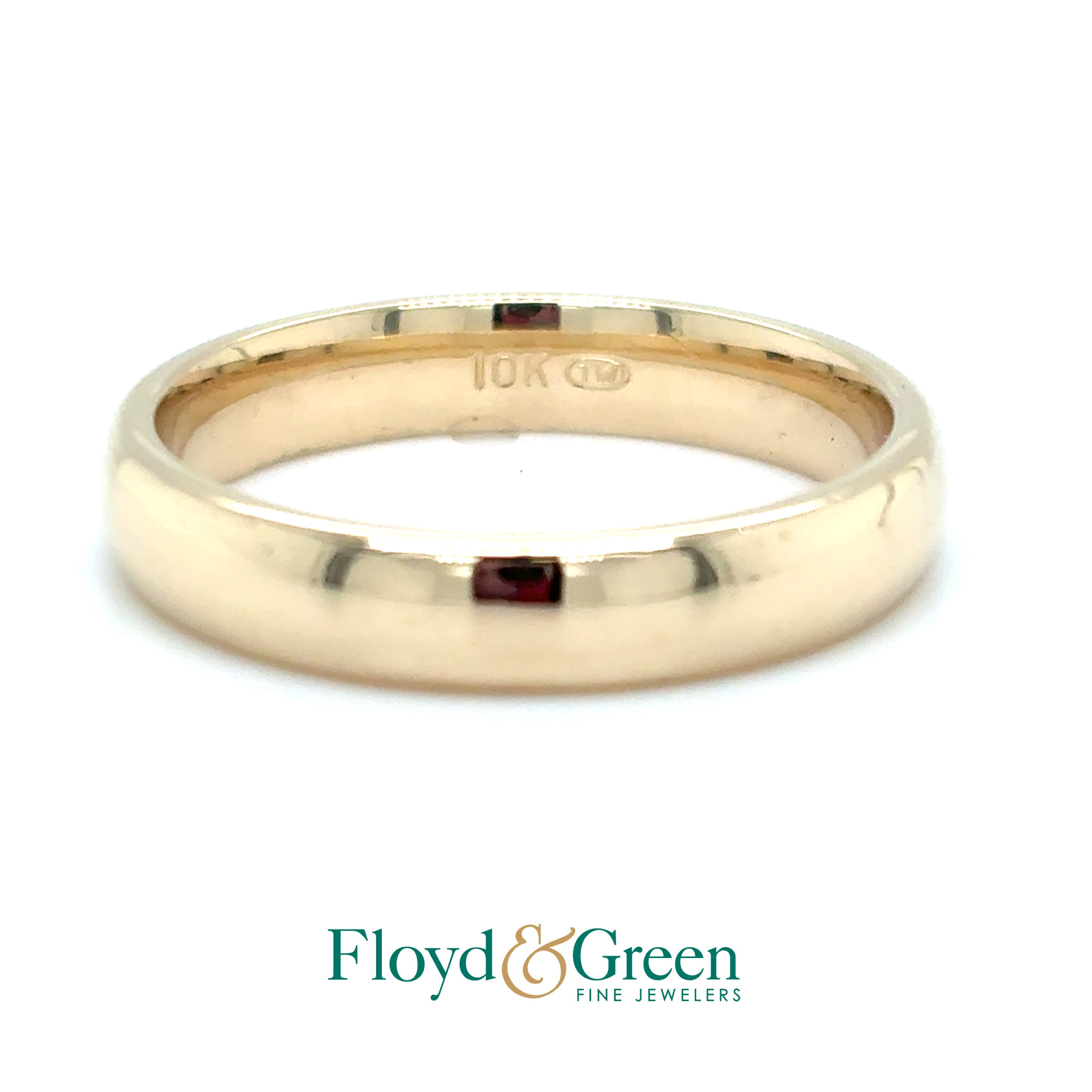 10KY Wedding Band, Size 9, 4.8g