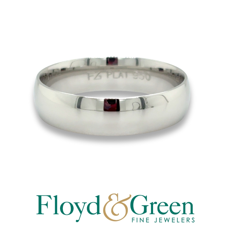 Platinum Wedding Band, Size 13, 11.5g