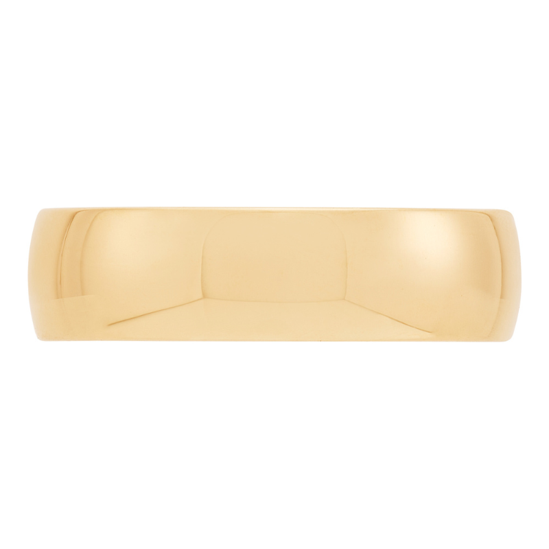 Half Round Wedding Band