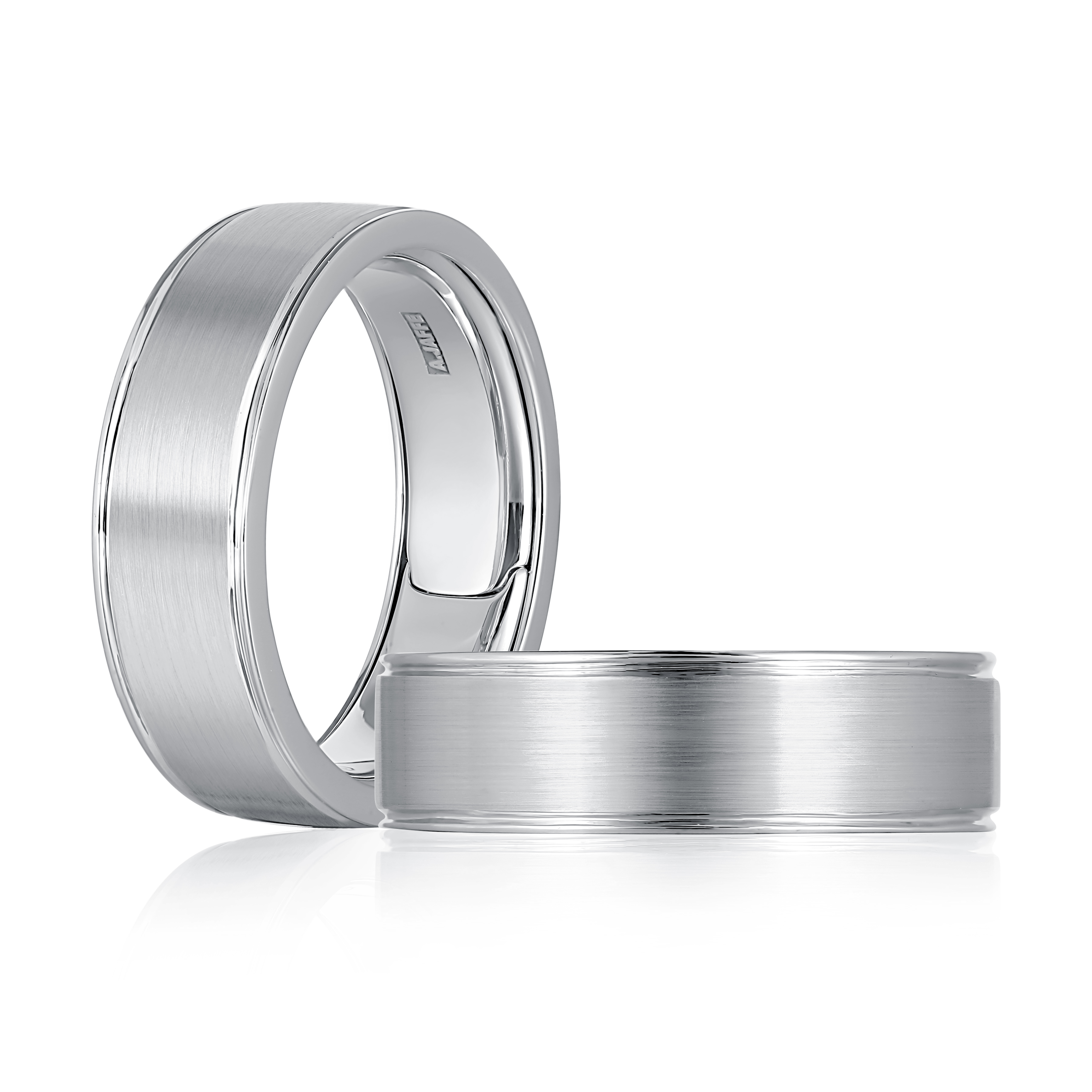 14KYW expandable satin finish men's wedding band ring size 10-11.5
