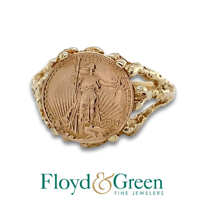 Lady Liberty Coin Ring