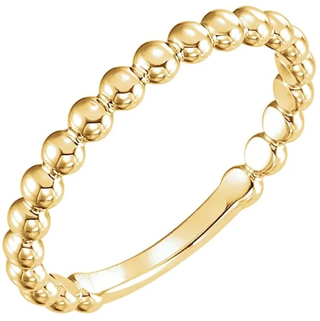 Stackable Beaded Ring