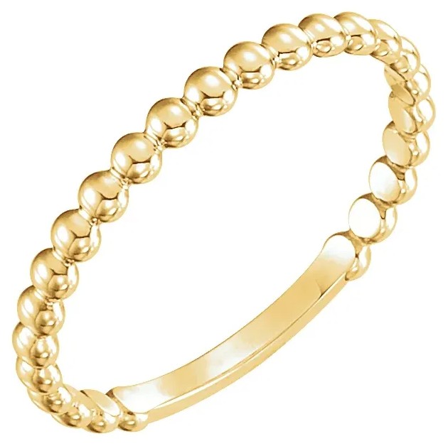 Stackable Beaded Ring