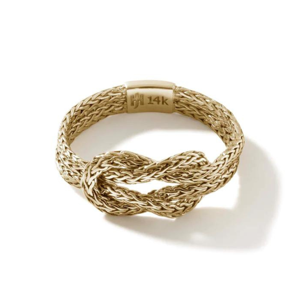 14KY Love Knot Ring Size 7