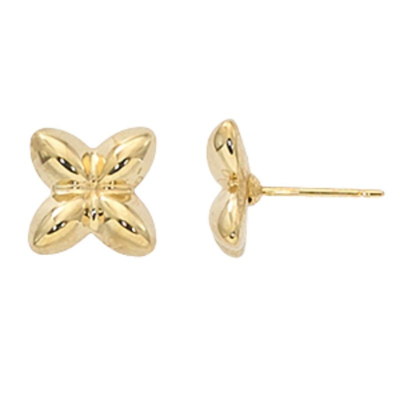 CARLA Fleur de Lis Stud Earrings