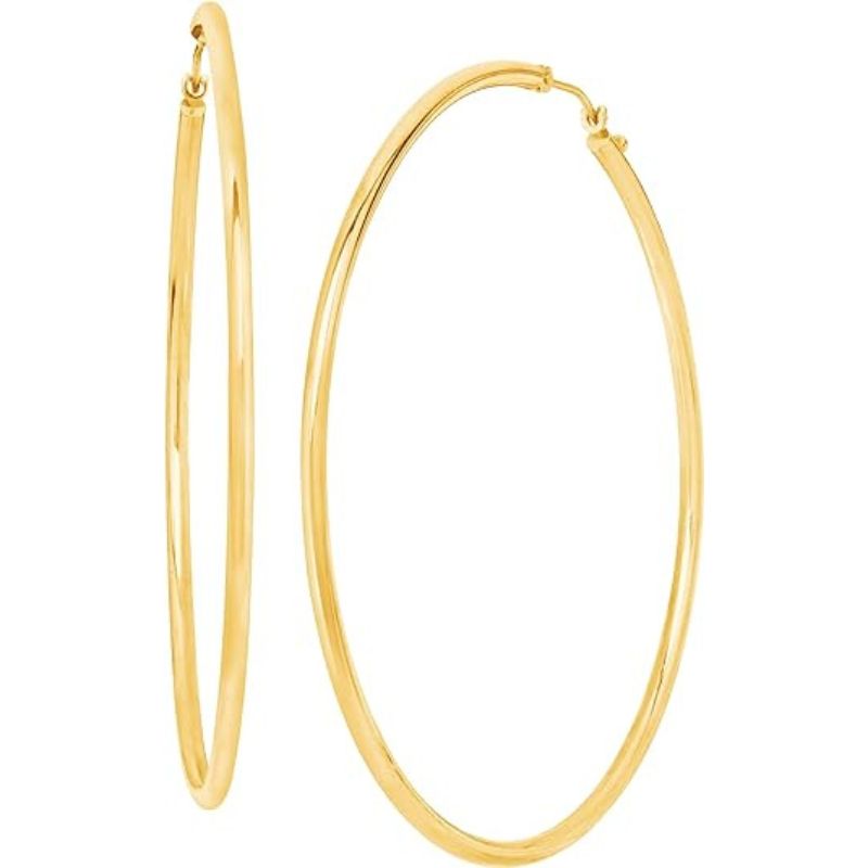 Tube Hoop Earrings