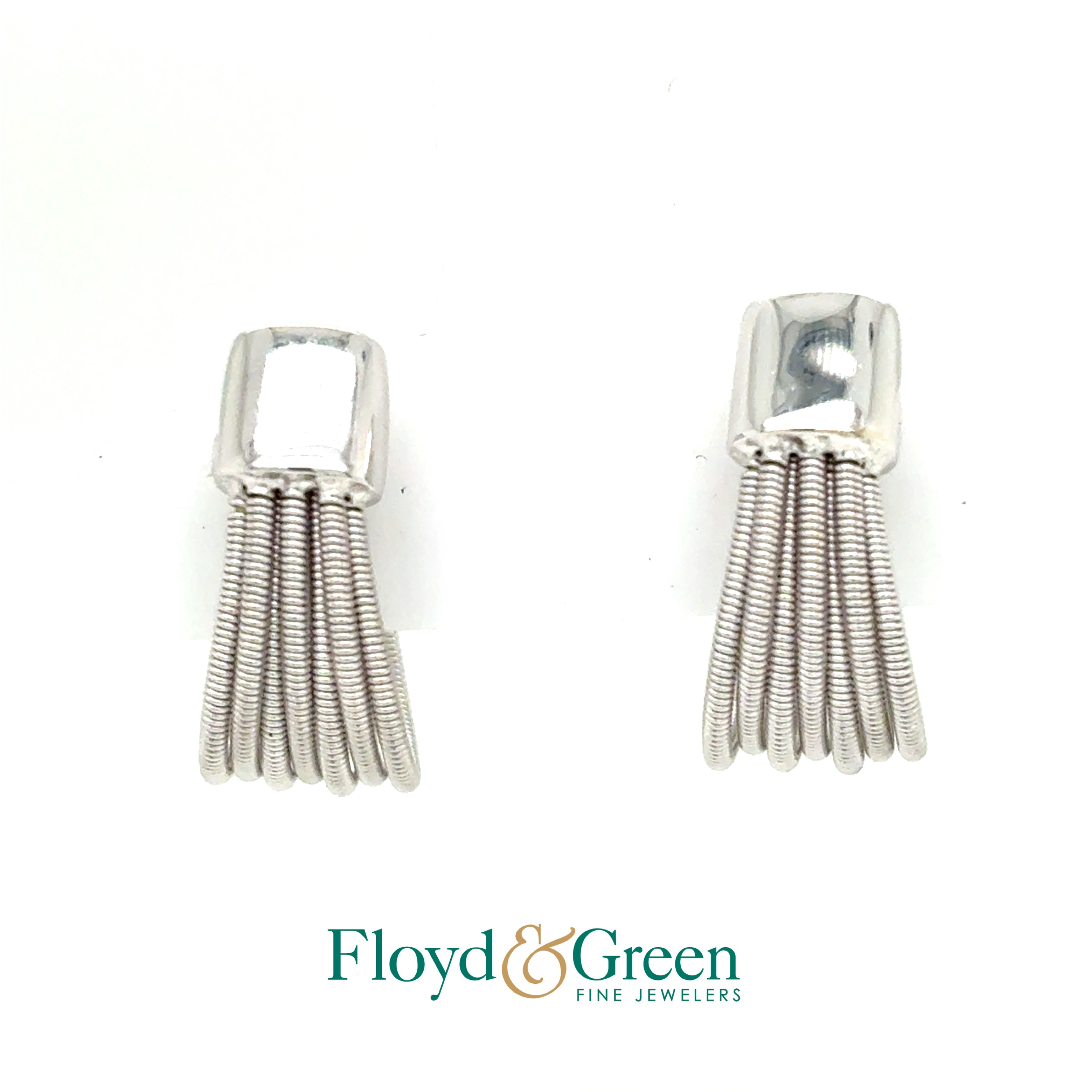Marco Bicego 18KW Madagascar Earrings, 7.6g