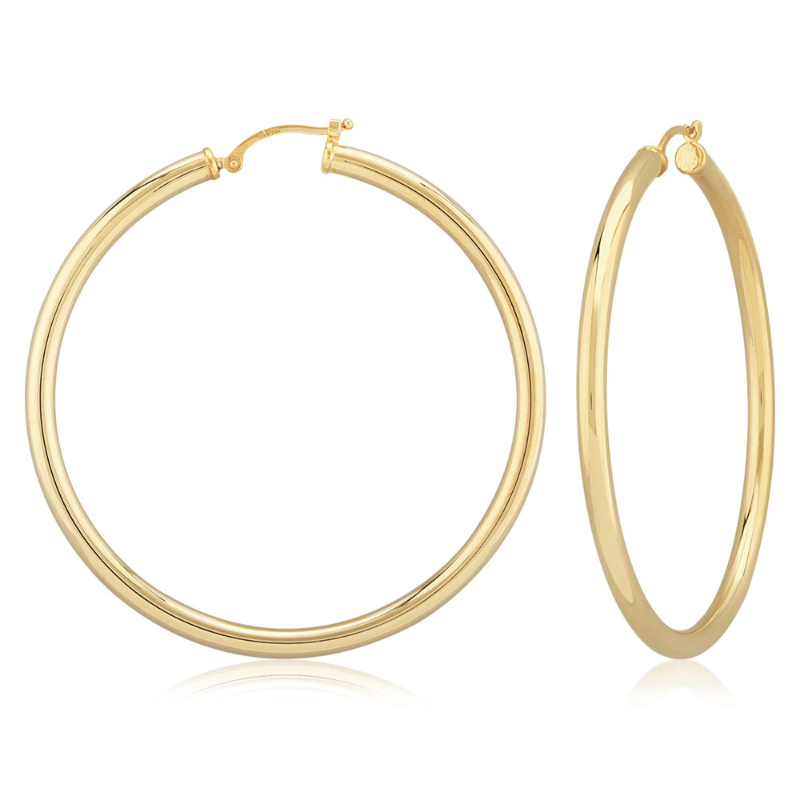 SSGP 3X50MM Tube Hoop Earrings