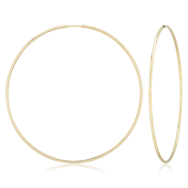 SSGP 1.5X60MM Endless Hoop Earrings